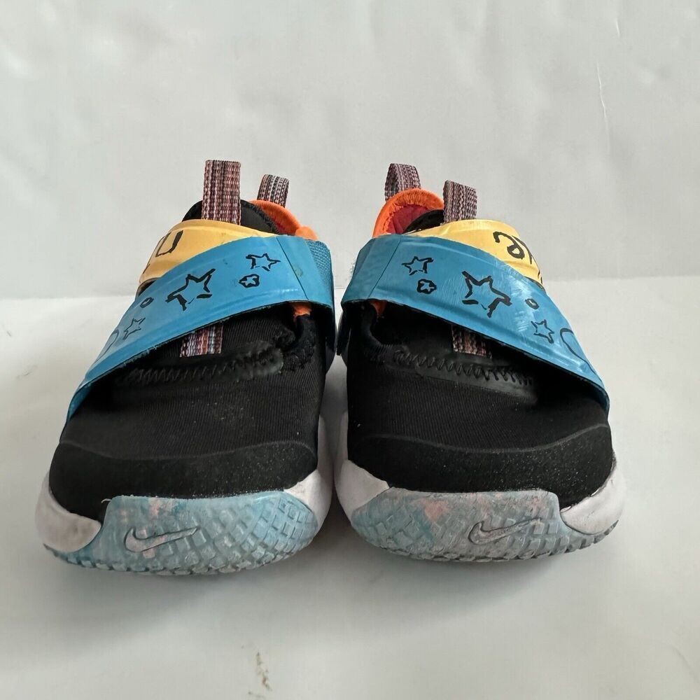 Nike Flex Advance Kids SE TD Doodles Flyease Sz 6c Toddler DZ2801-001 - Picture 8 of 12